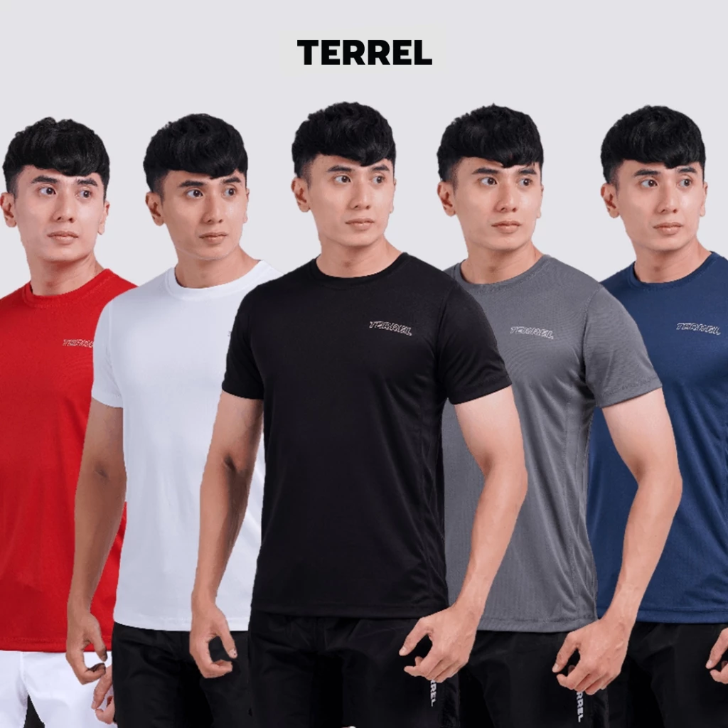 Terrel Sportswear Basic Tee Men Running Training Kaos Olahraga Pria Dry Fit