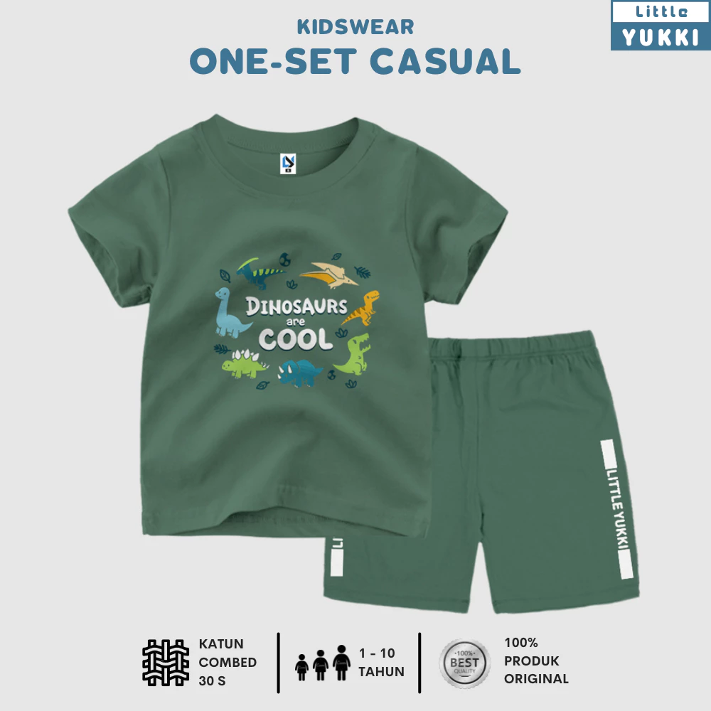 ONESET Kaos Anak Unisex Usia 1-10 Tahun