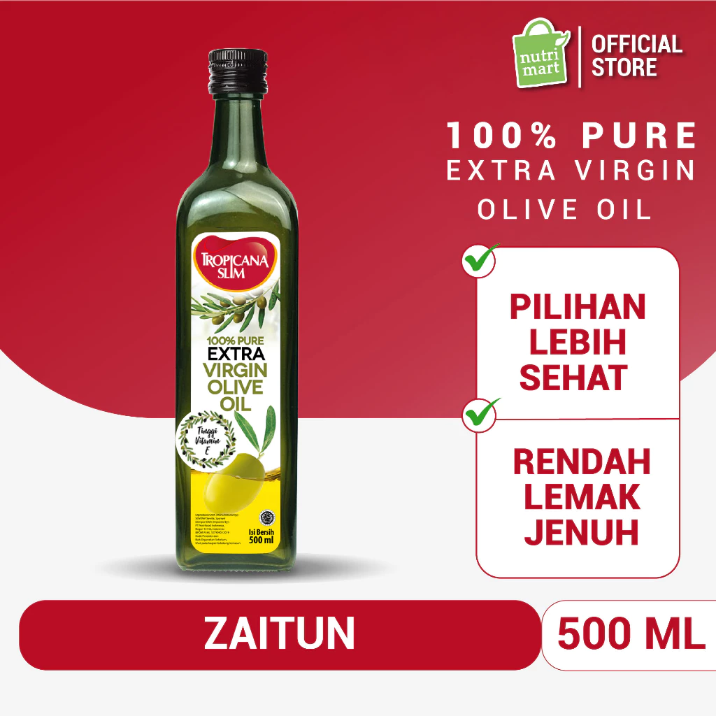 Tropicana Slim Extra Virgin Olive Oil 500ml 100% Pure