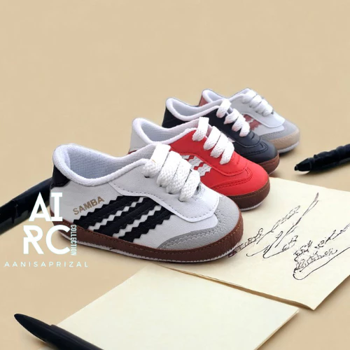Sepatu Bayi Prewalker SAMBA 0–6 Bulan | Sneakers Baby Anti Slip Belajar Jalan – Air Collection