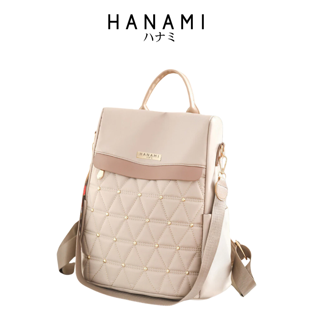 HANAMI Tas Ransel Wanita Cardea Backpack Cewek Fashion Sekolah Kuliah Kerja TA820P3