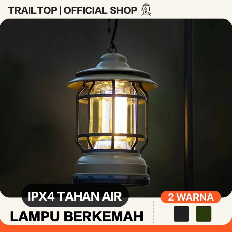 TrailTop Lampu Camping Lampu Lentera Lampu LED Baterai Lampu Tenda Camping LED Emergency