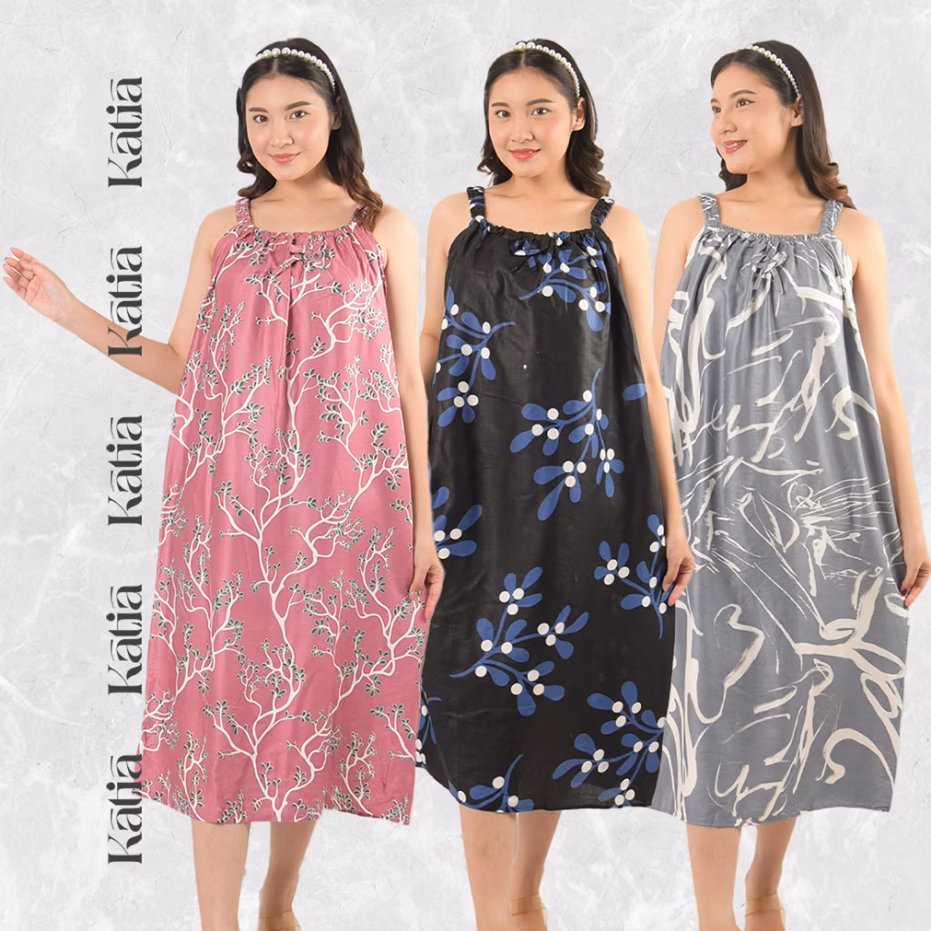 Daster Yukensi Jumbo Ld 120 Kekinian Daster Ibu Muda Tanpa Lengan