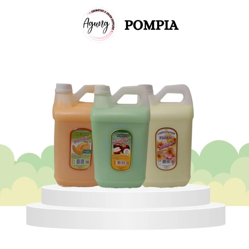 Pompia Conditioner 5 Liter Melembabkan Dan Menghaluskan Rambut