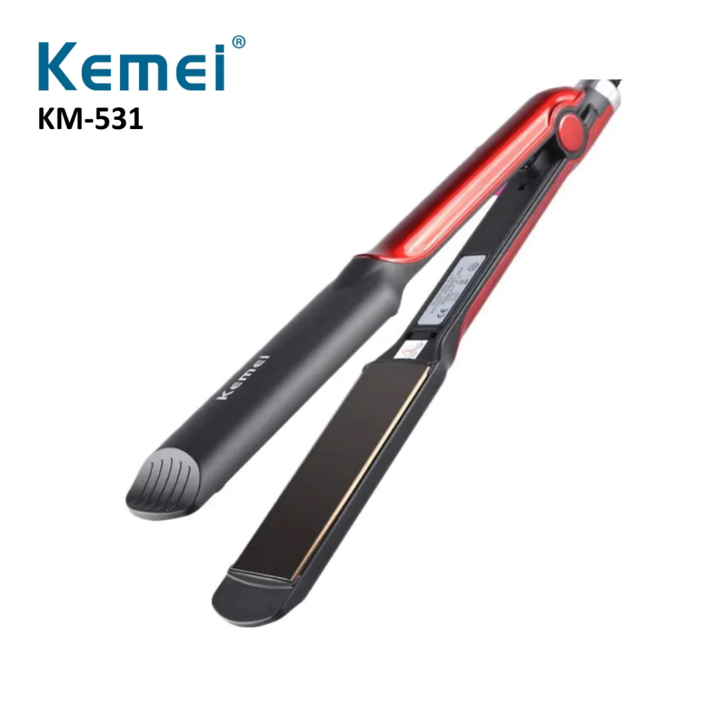KEMEI KM 531 Catokan Rambut Professional Hair Straightener Alat Catok Pelurus & Curly
