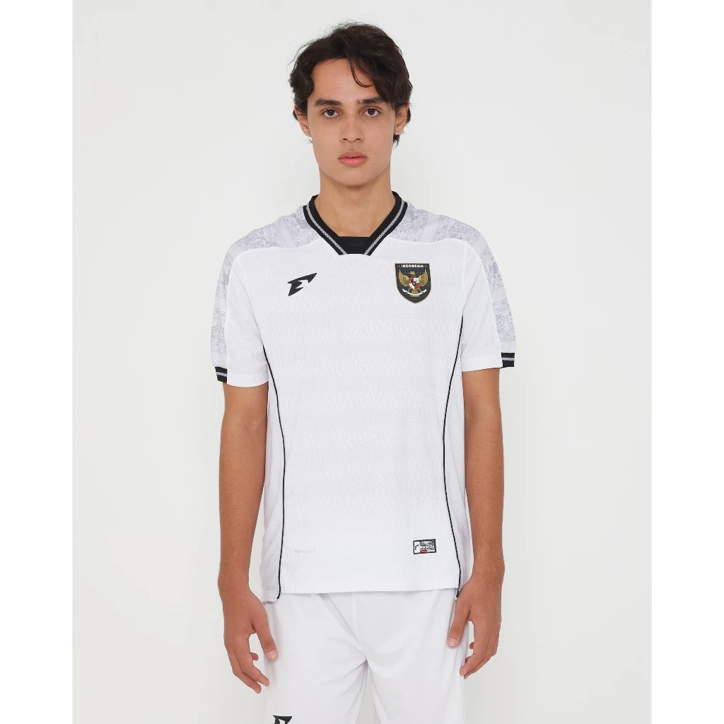 Erspo Timnas 2025 Jersey Player Issue Away SS Men White Grey Black