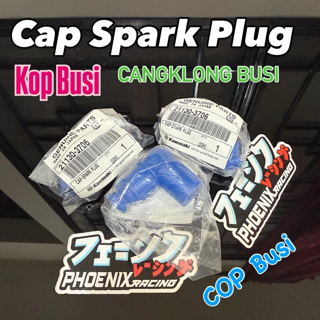 Kop Busi Racing Cop Busi BIRU Kawasaki Ninja Canglong Busi Jet Ski  Cap Spark Plug Ninja NSR 125Z RGR RXZ RX King Original Kawasaki