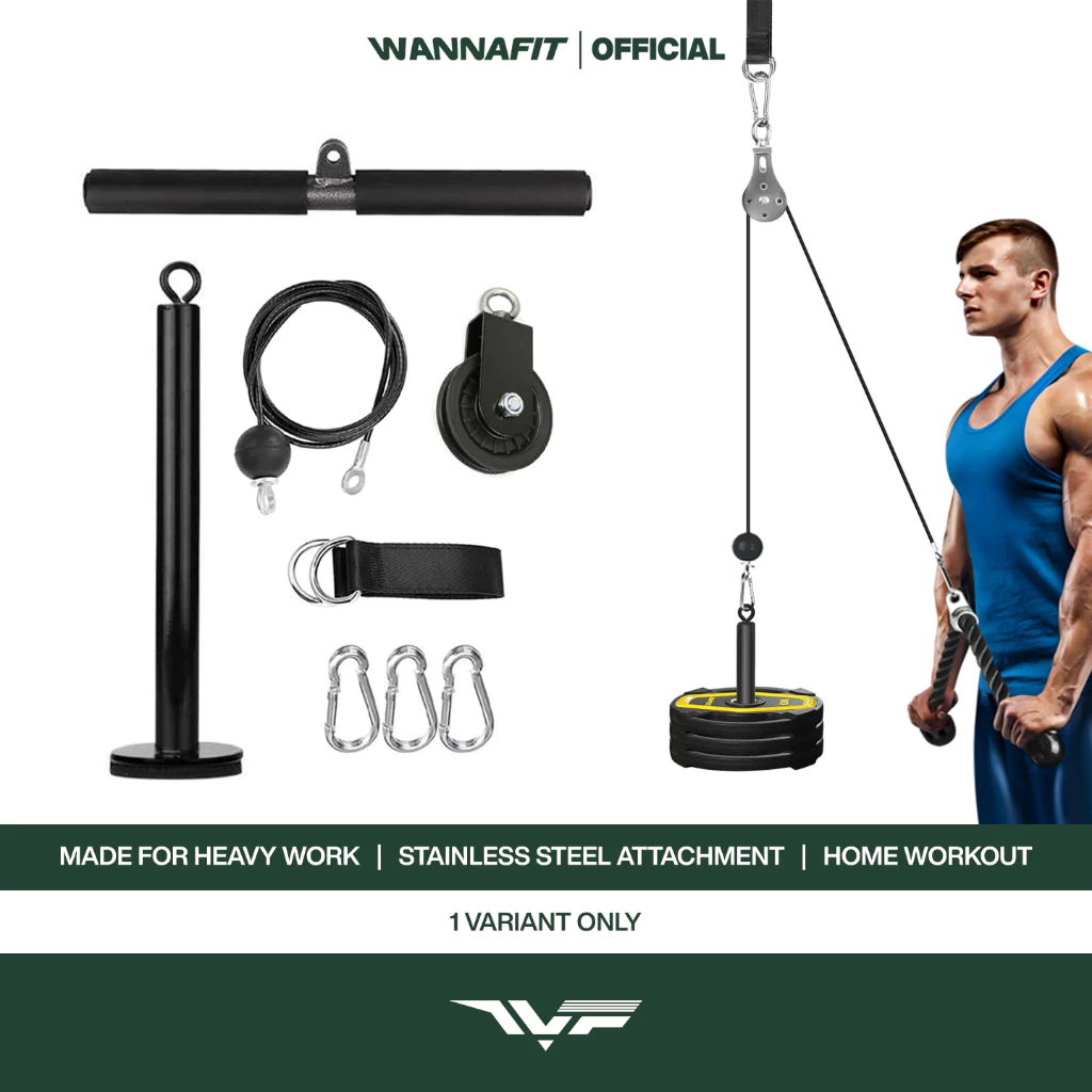 43. WANNAFIT Pulley Cable System Set Katrol Fitness