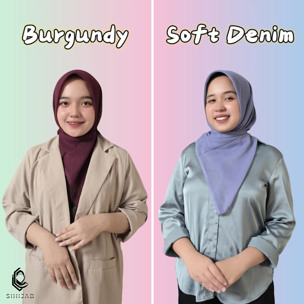 Sihijab - Hijab Paris Segi Empat/ Paris Jadul Polos/ Jilbab paris varisha | humaira