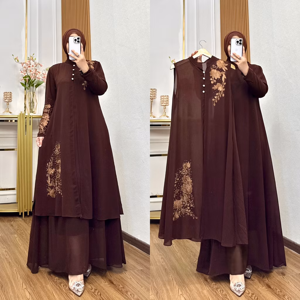 gamis sabyan dress//gamismuslim//gamisterbaru//gamisoriginal//pakaianwanita//fashionwanita//gamister