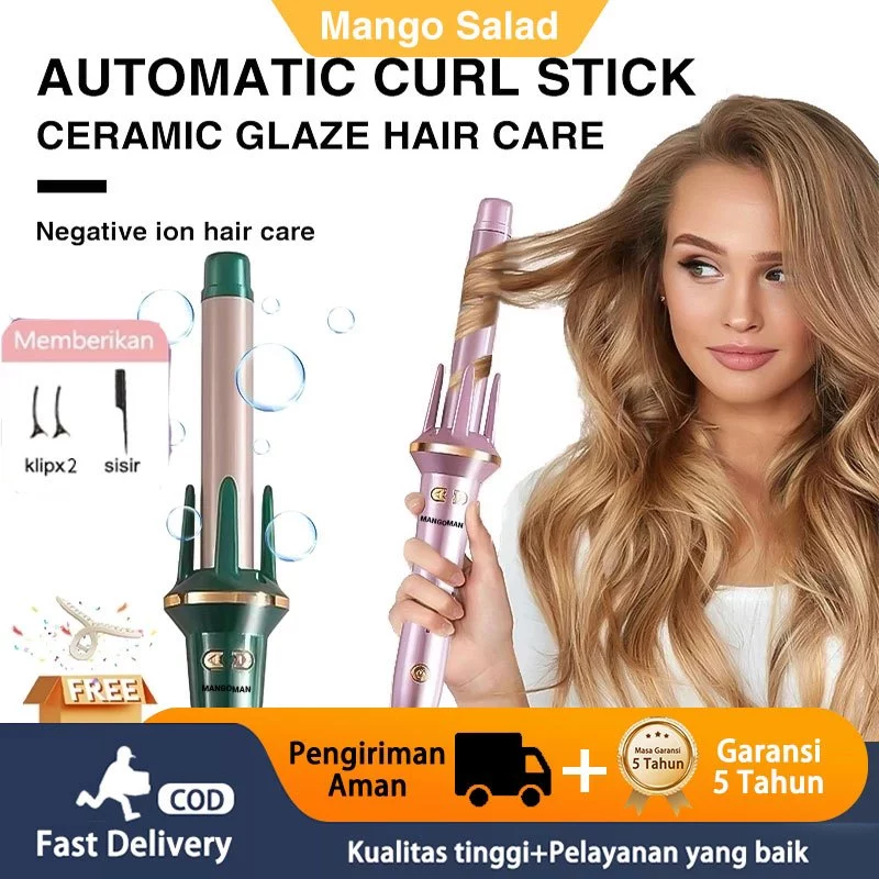 Curly Styler 28mm Catokan Curly Otomatis Ceramics inline badge Hair Curly Styler 25mm Catokan Curly Otomatis Ceramics Curly Catokan Keriting Keramik Otomatis Libra 25mm