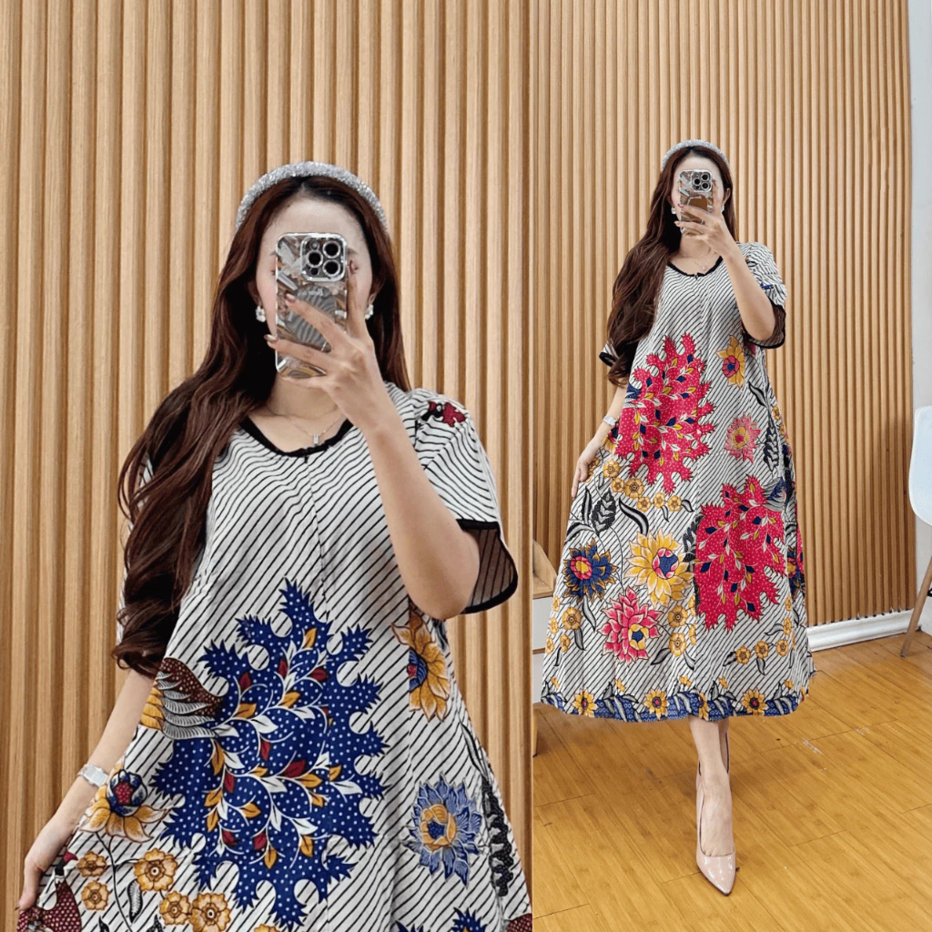 Daster Wanita Rayon Premium Busui Resleting Kekinian  Terbaru Ld 115 cm
