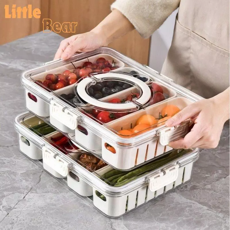 Kotak Penyimpanan Kulkas Anti Bau Food Grade! Food Storage Organizer