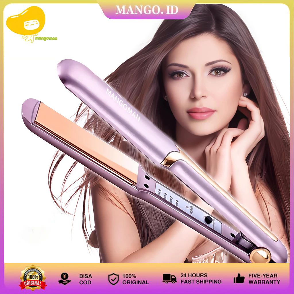 Catok lurus/catok lepek/catok pengeriting/catok keriting rambut/catok lurus murah/catok penglurus rambut/catokan rambut/ Pengkeriting (Curly) / Pelurus / Hair Straightener Catok Rambut  Lurus Curly Keriting 2in1 MG-459 Catokan Rebonding Murah