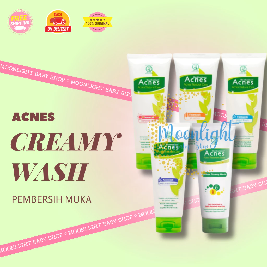 Acnes Creamy Wash - Sabun Cuci Muka Anti Jerawat