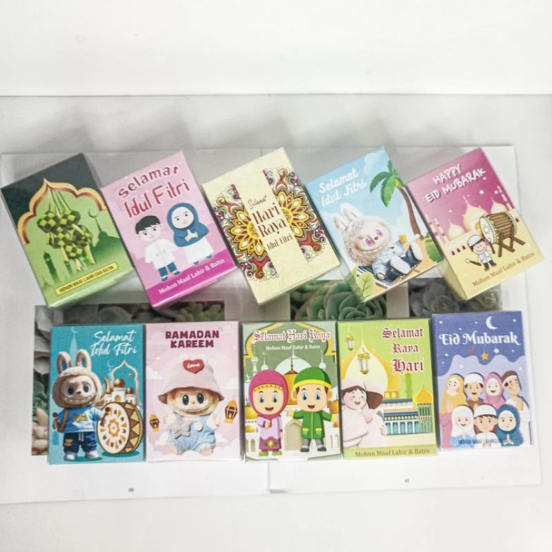 Amplop Lebaran Hari Raya Idul Fitri Isi 50pcs Angpao Karakter Lucu Ramadhan 2024