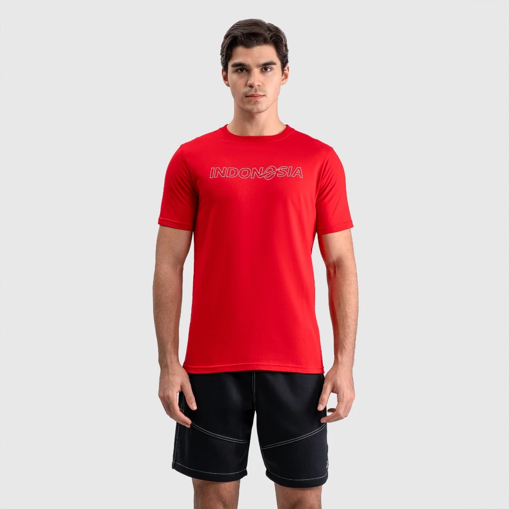 Erspo Timnas T-Shirt Indonesia Tee Red White