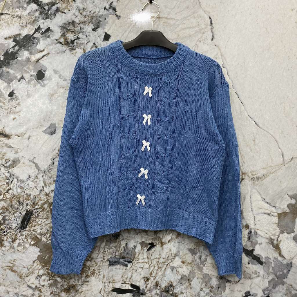 LALA CABLE SWEATER RAJUT ATASAN WANITA KOREAN STYLE KEKINIAN