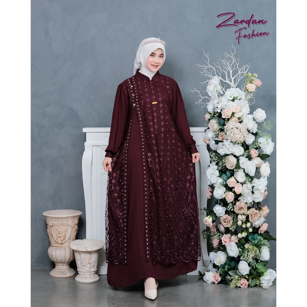 AQSA gamis perempuan terbaru/Jamoel Fashion Gamis pesta elgant raya series dan koko terbaru