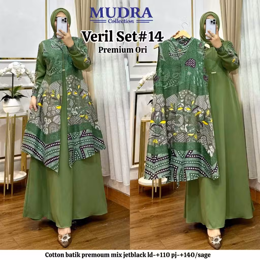 Gamis Mudra Collection / Gamis Terbaru / Gamis Wanita / Gamis Premium / Birdie / Pisya Premium / Air