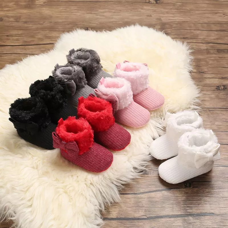 Sepatu Bayi Prewalker Perempuan 0 - 12 Bulan Murah / Sepatu Baby Cewek Prewalker Shoes Bulu