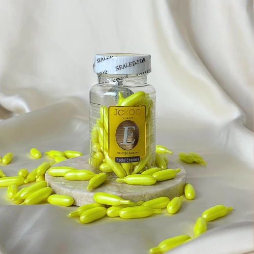 BPOM Serum Wajah Vitamin E Facial Essence Jckoo | Mencerahkan Kulit Wajah Kusam (Isi 60 Kapsul)