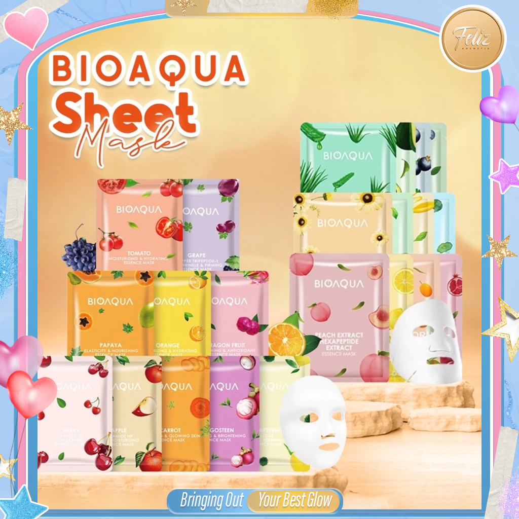 * FELIZ * BIOAQUA Essence Sheet Mask 25 gr