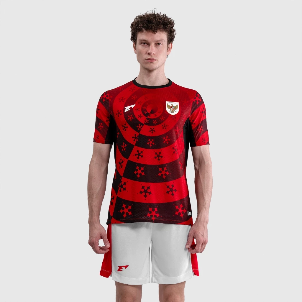 Erspo Timnas 2025 Jersey Pre Match SS Men Red