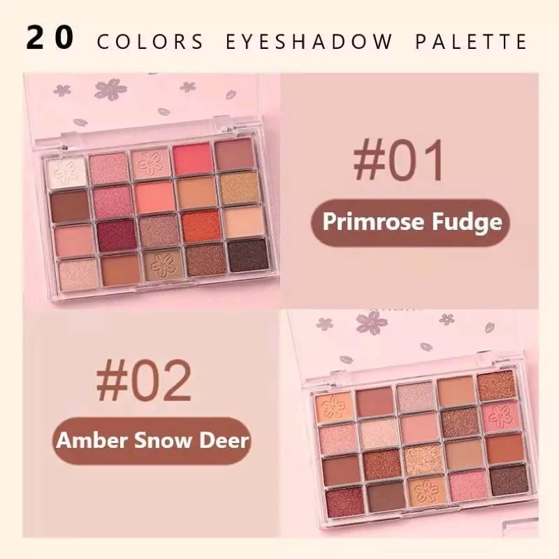 Eyeshadow Palette 20 Colors Long Lasting - 5190 5260