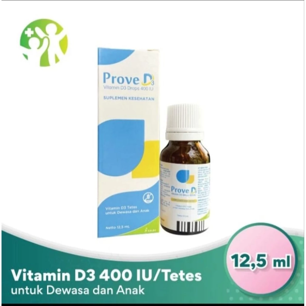 Prove D3 Drops Vitamin D3 400IU 12.5ML Anak Dan Dewasa