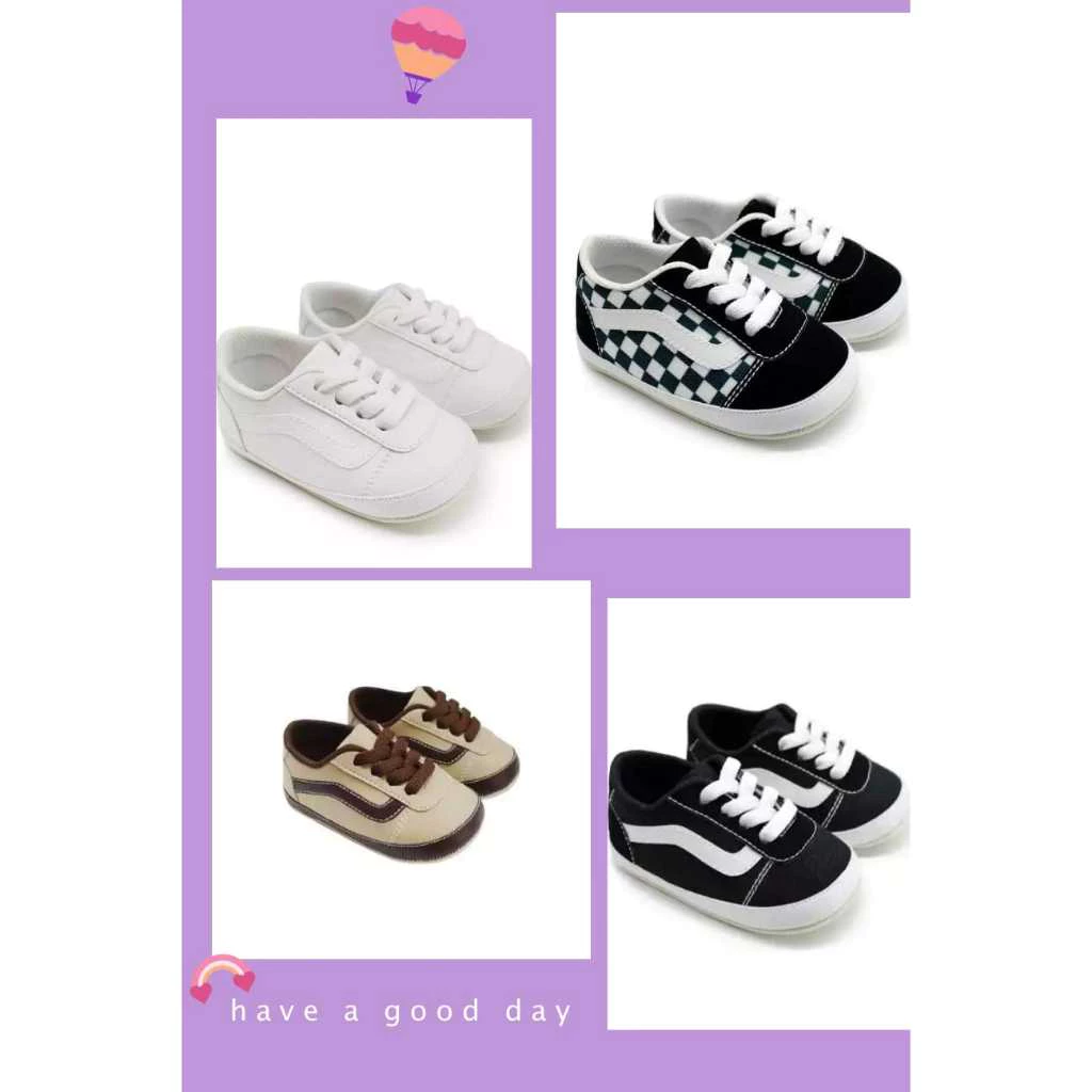 sepatu bayi baru lahir sepatu bayi unisex motif bagus