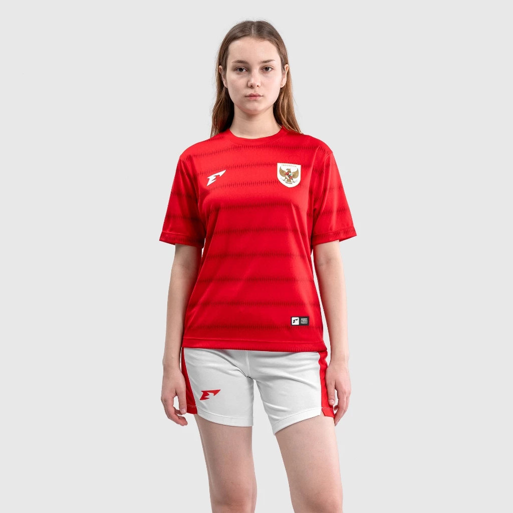 Erspo Timnas 2025 Jersey Supporter Home SS Women Red White