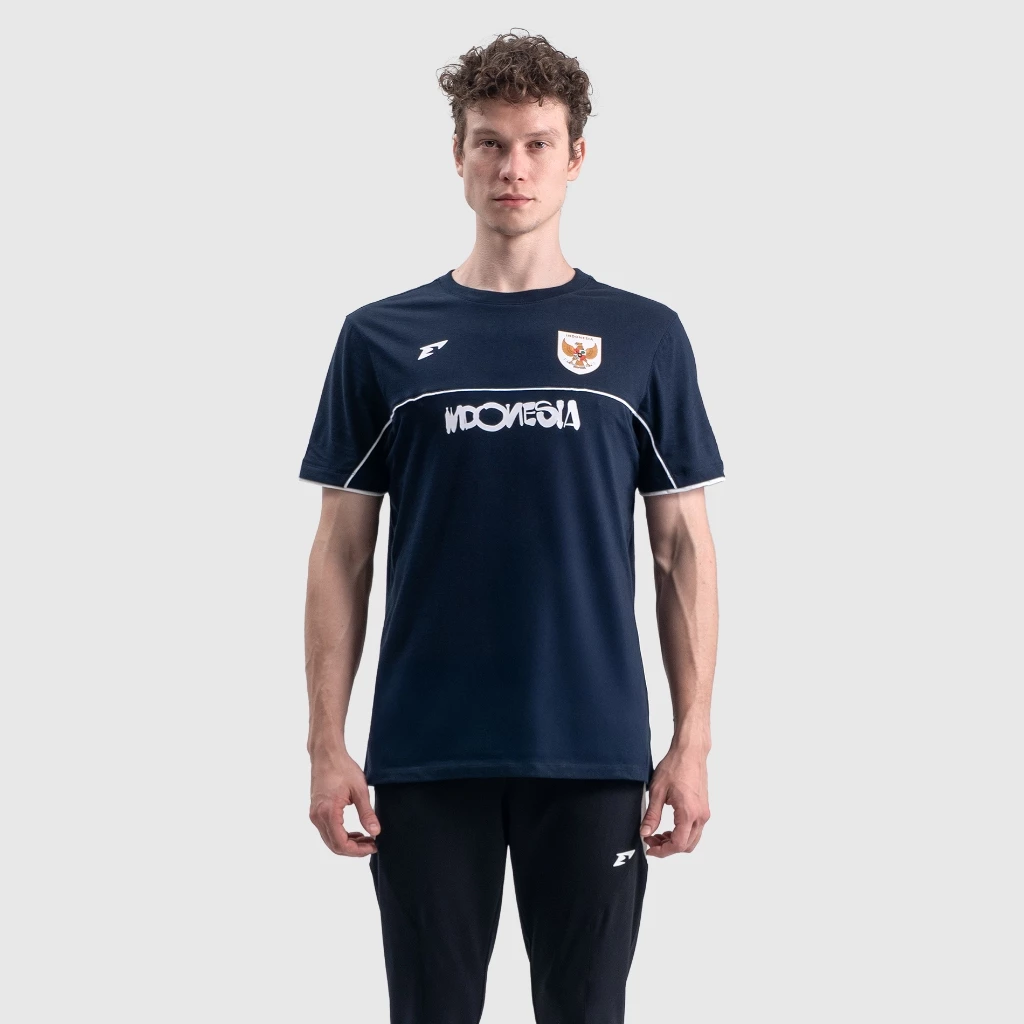Erspo Timnas 2025 T-Shirt Short Sleeve Navy