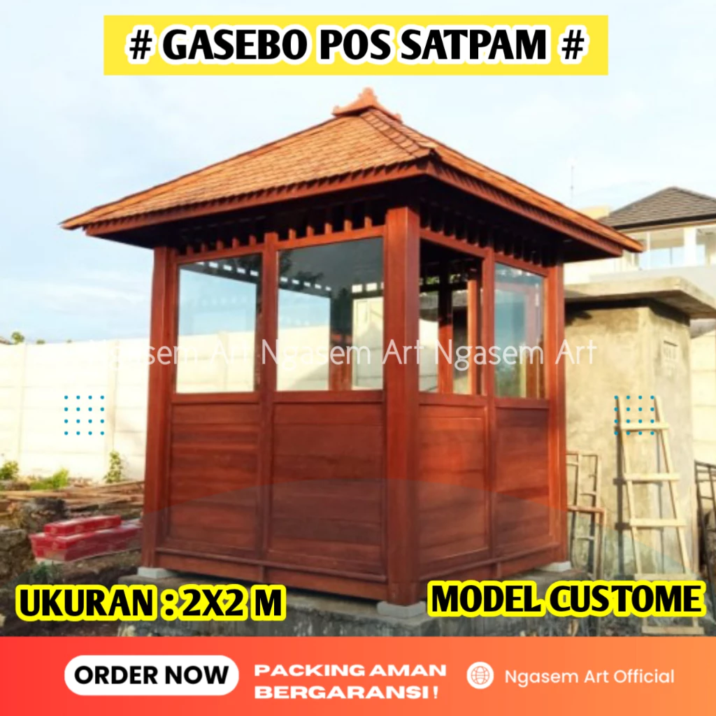 GAZEBO POS SATPAN l GASEBO POS JAGA SECURITY l PONDOKAN POS RONDA