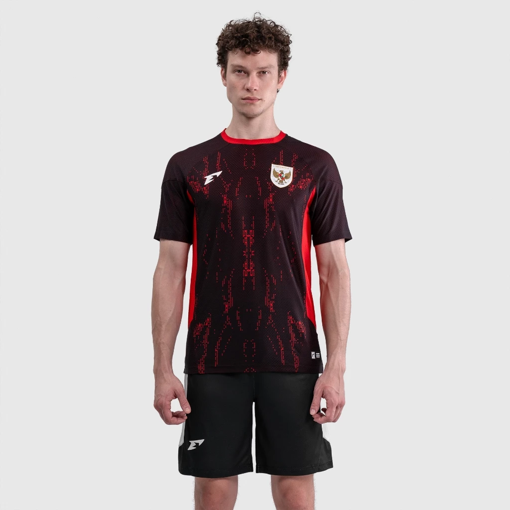 Erspo Timnas 2025 Jersey Training SS Men Black