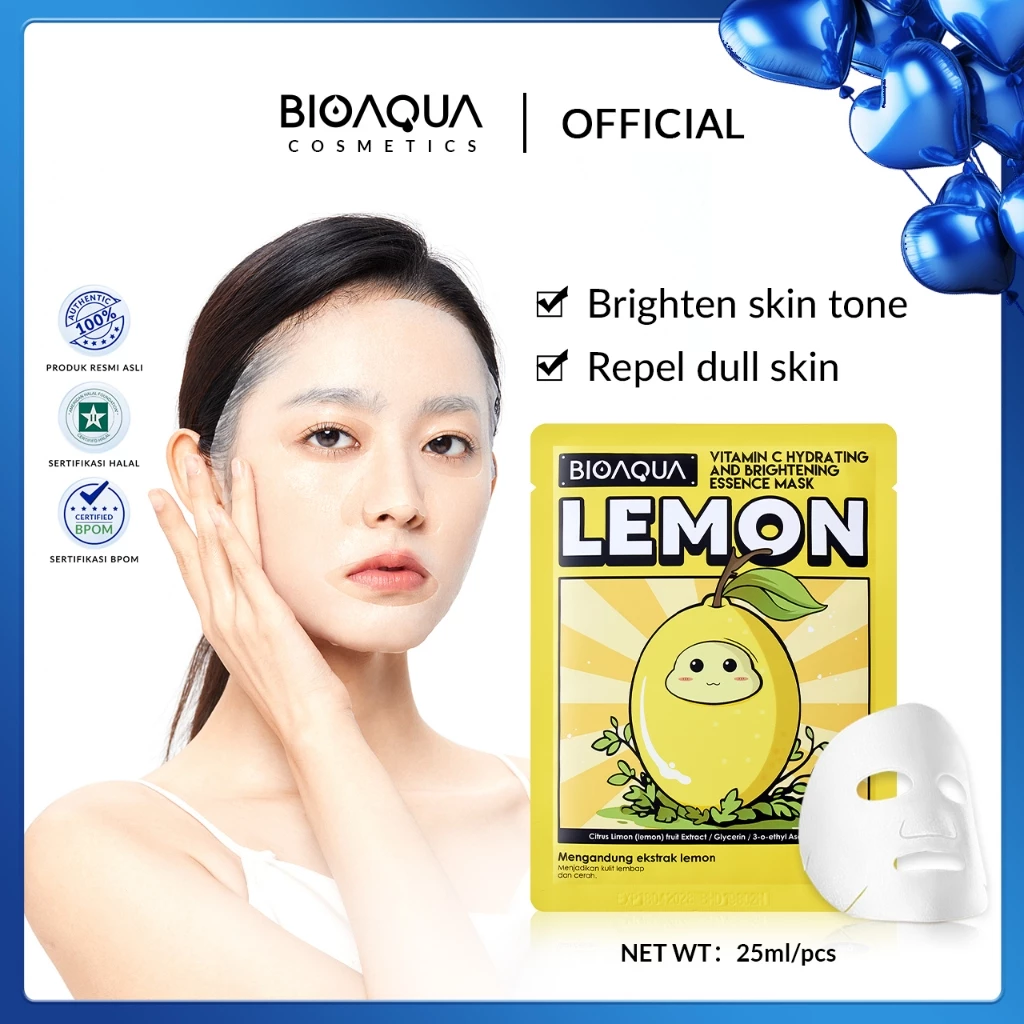 Bioaqua Cosmetics Essence Sheet Mask Masker Wajah Brightening/Hydrating/Anti Aging Facial Mask