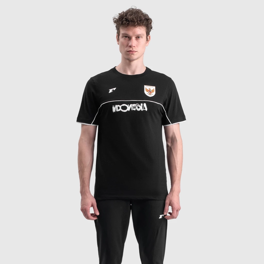 Erspo Timnas 2025 T-Shirt Short Sleeve Black