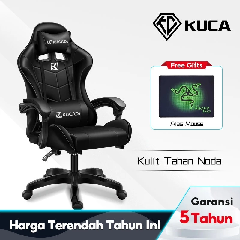 kursi-kulit-gaming-kuca-tahan-noda