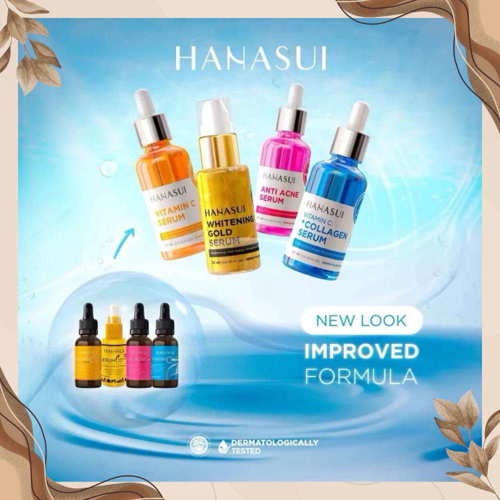 Hanasui Serum Renew 20ml Series Vitamin C Gold Whitening