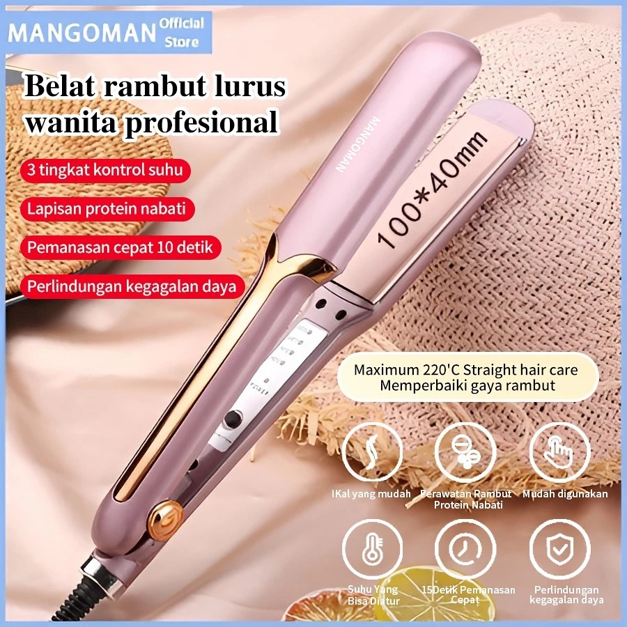 Catokan Rambut Original 2 in 1 KM-459 – Pelurus dan Pengeriting Rambut Murah, Cocok untuk Rambut Lurus dan Keriting