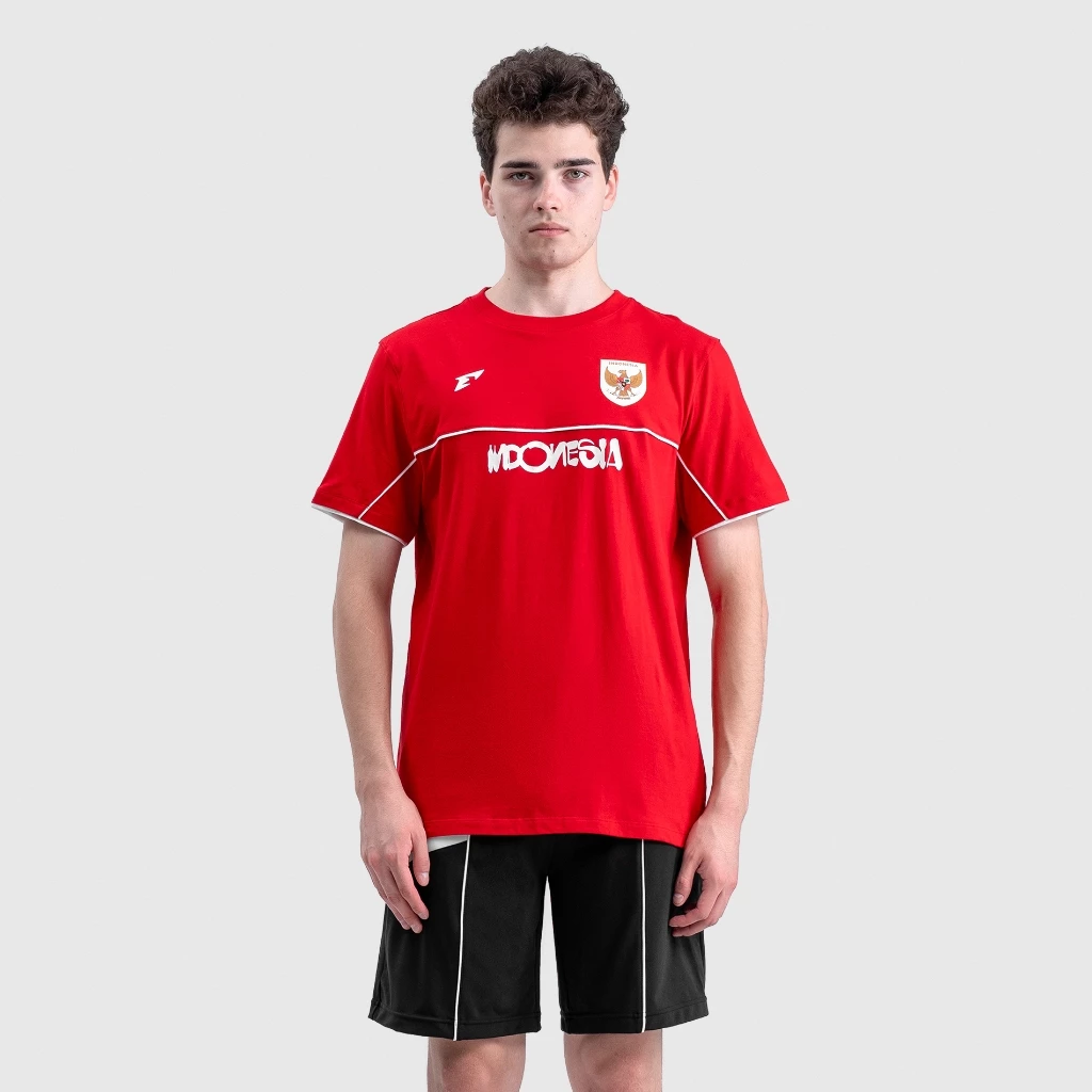 Erspo Timnas 2025 T-Shirt Short Sleeve Red