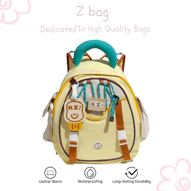 [Ready]Tas Sekolah fashion tas cewek korean style Kuliah tas ransel punggung laptop lucu Wanita berkapasitas besar backpack