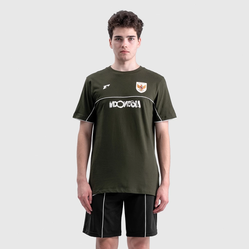 Erspo Timnas 2025 T-Shirt Short Sleeve Olive