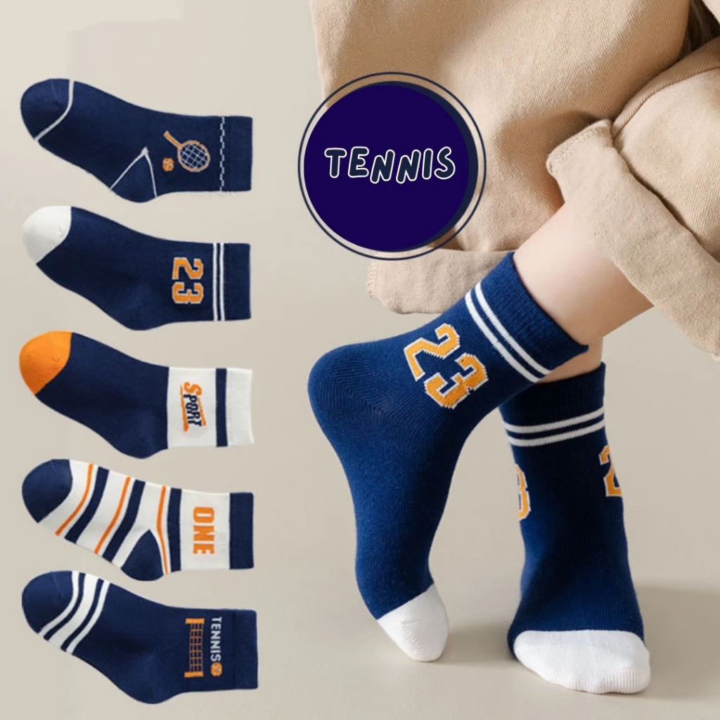 CASEY KAOS KAKI ANAK ISI 5 PASANG KAUS KAKI OLAHRAGA MOTIF KARAKTER TK SD SMP USIA 1 2 3 4 5 6 7 8 9 TAHUN