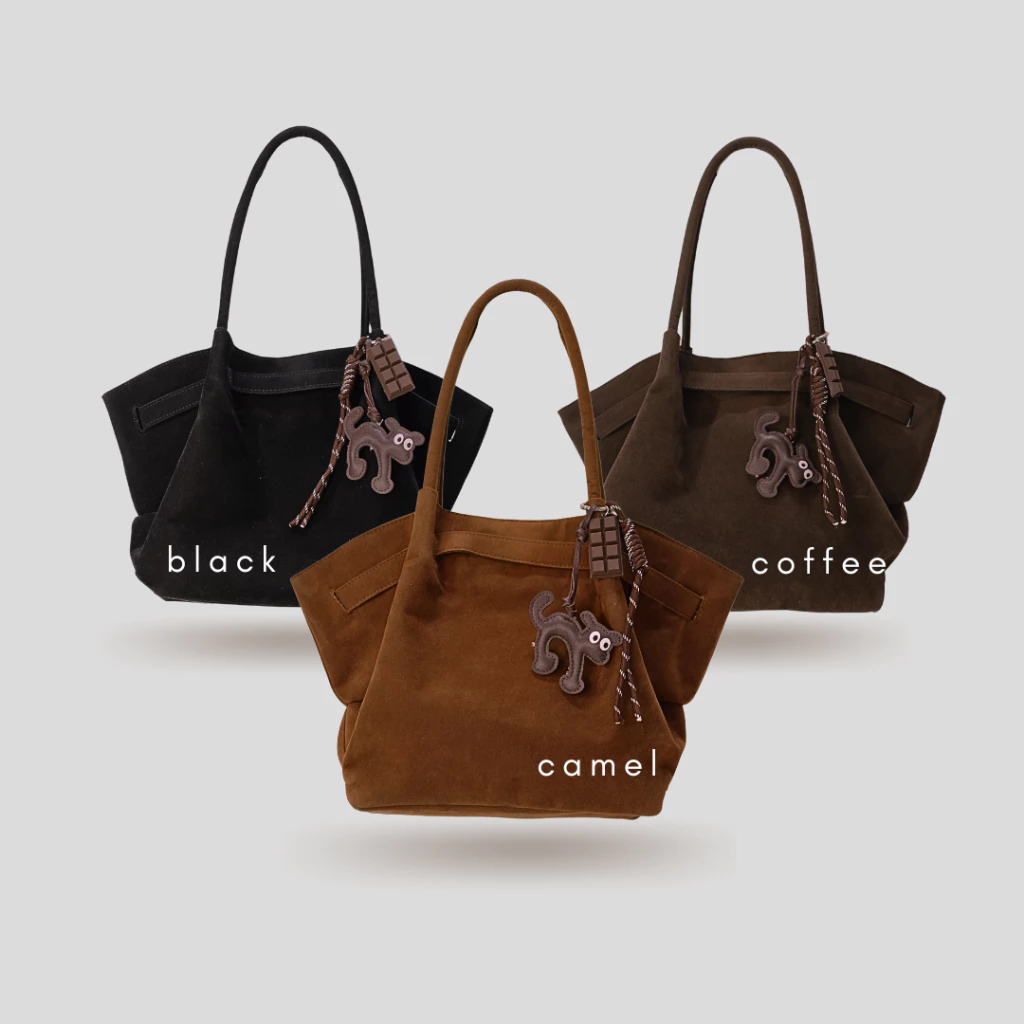 Fassystore Totebag Suede Wanita Aesthetic Paola