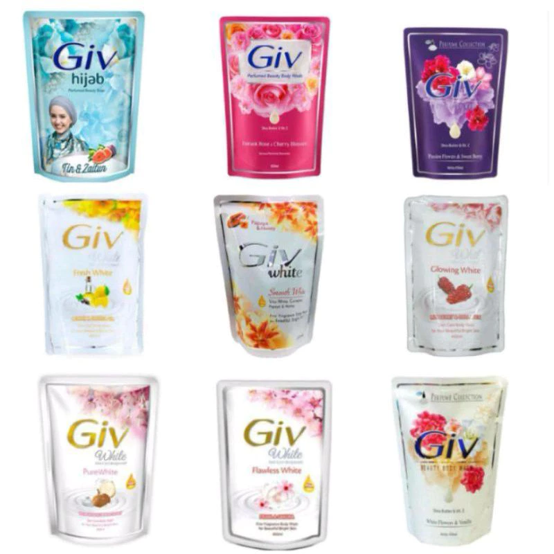 - Bealine Shop - Giv Beauty Sabun Mandi Cair Pouch 60ml
