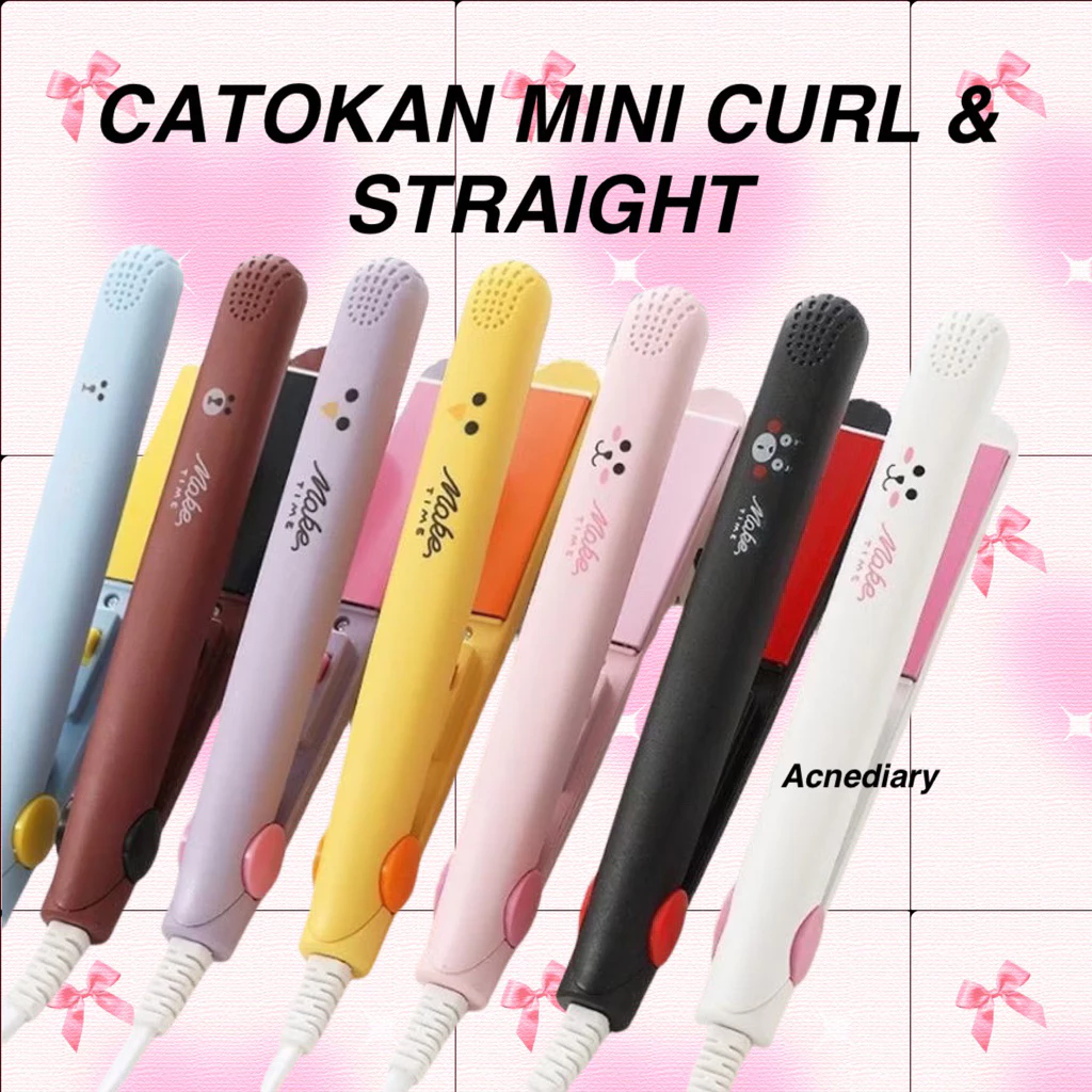 Catokan Mini Karakter Travelling 2 Fungsi Bisa Lurus & Curly