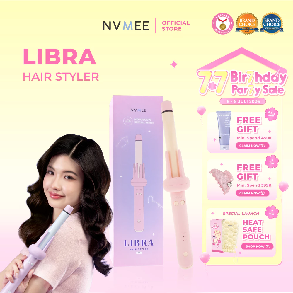 NVMEE - Libra Hair Styler 2.0 | Catokan Keriting Otomatis