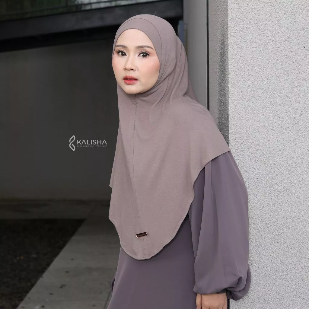 Kalisha x Mima - Vanya Instan Bergo Rayon Viscose Size L