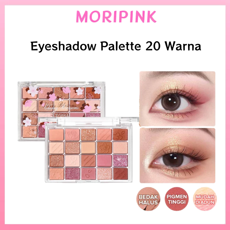 Palet Eyeshadow 20 Warna Matte Waterproof Tahan Lama Palette Lasting
